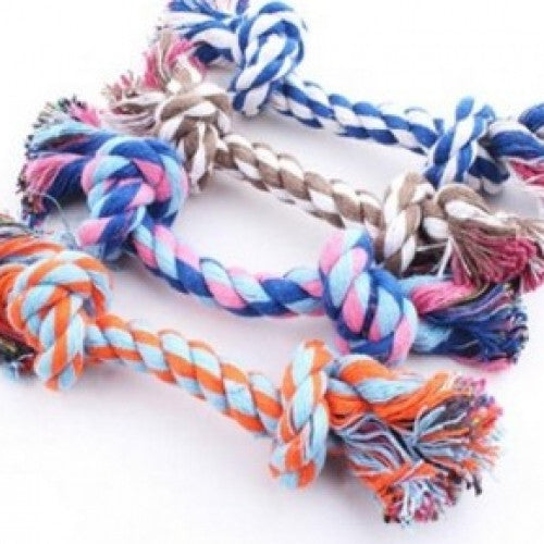 Double Knot Braided Bone Rope Toy