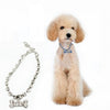 Crystal Bones Necklace Pet Accessories